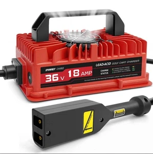 18 AMP 36 Volt EPOWREY Golf Cart Battery Charger for EZGO TXT with D Style Plug - Picture 1 of 12