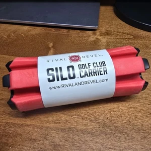 Rival and Revel SILO 5.5" Red Portable Golf Club Carrier Compact Holds 6 Clubs - Picture 1 of 7