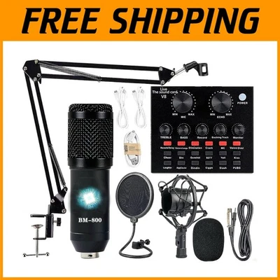 All-in-One Podcast Kit - BM-800 Condenser with Voice Changer - Image 1 of 4