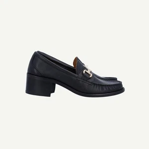 Penelope Chilvers Womens Black Heeled Loafer Shoes EU 36 UK 3 - Picture 1 of 16