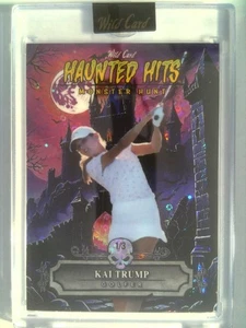 2025 Wild Card Haunted Hits - Golfer - Kai Trump #1/3 - Picture 1 of 2