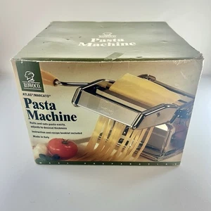 Macchina per pasta Marcato Atlas 150 Deluxe a manovella Italia Pastabike Rowoco - Foto 1 di 6
