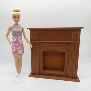 Maßstab 1:6 Puppe Kamin mittelbraun 1:6 Barbie Integrity GI Joe Ken Diorama - Bild 1 von 9