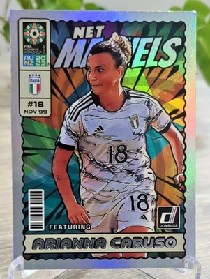 2023 Donruss FIFA Womens World Cup Net Marvels #12 Arianna Caruso - Image 1 of 2