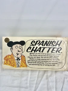 Juego de Aprendizaje de Idioma Chatter Español 1972 Vintage - Imagen 1 de 7