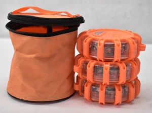 Lote de 3 LED luces de emergencia de advertencia de carretera discos de seguridad para automóvil - Imagen 1 de 7