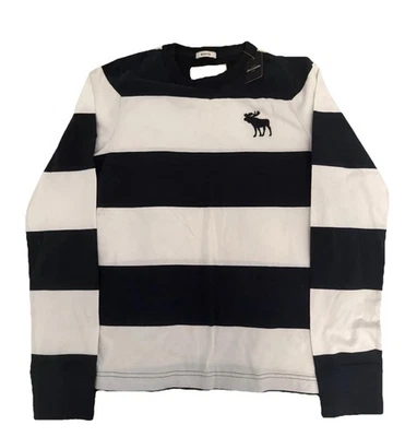 Top Abercrombie Niños Niños Manga Larga Músculo Grande Y2K Náutico Preppy De Colección Nuevo Con Etiquetas Foto 1 de 4