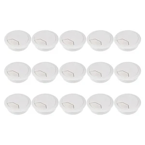 15 Pcs Büro Baby Praktische Lochabdeckungen Kabellochabdeckung Für Schreibtisch - Photo 1/12