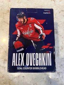 Alex Ovechkin Goal Counter Bobblehead - Washington Capitals NHL New in Box - Picture 1 of 9