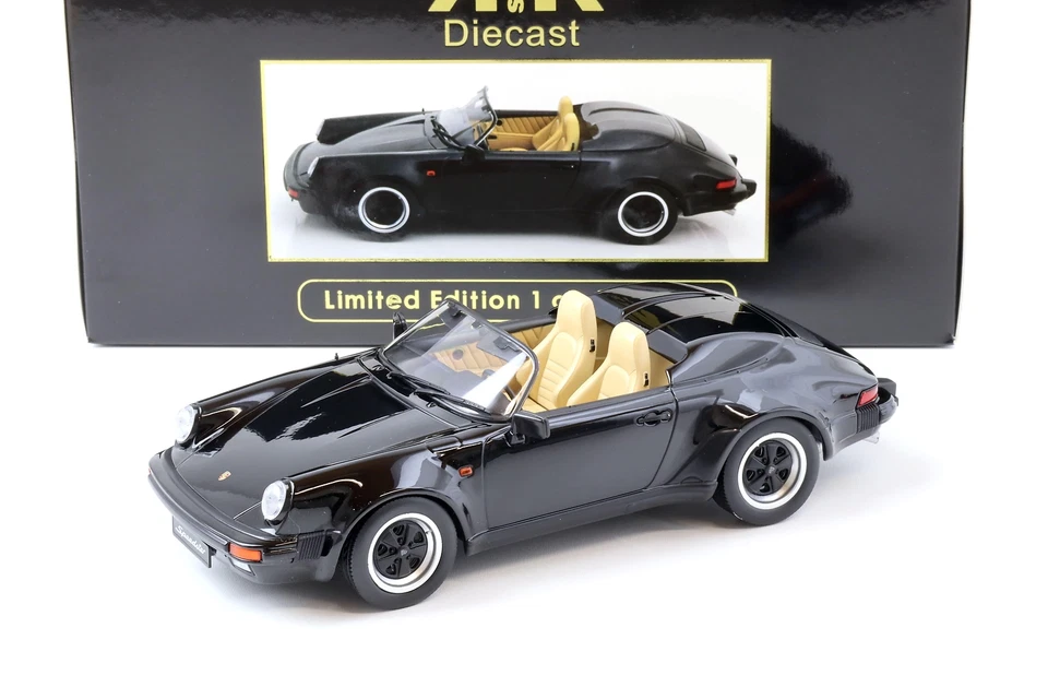 1:18 KK-Scale Porsche 911 Speedster 1989 Noir - Photo 1/4