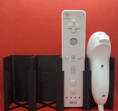 Wall Mount Stand Display for Wii Remote Controller  WiiMote, Joystick nun-chuck - Image 1 of 4