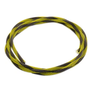 Gewebeschlauch Geflechtschlauch Kabelschutz Servokabel Gelb/SchwarzØ 3,2mm 100cm - Bild 1 von 1