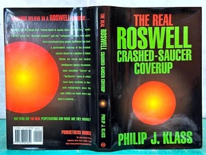 UFO Real Roswell Crashed-Saucer Coverup Philip J Klass 1997 1st Print HC - Picture 1 of 12