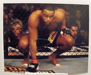 Rashad Evans - SIGNED 8x10 Photo - Autograph UFC Fighter MMA