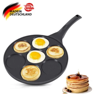 Pfannkuchen Pfanne, 7-Kreis-Formen, 27 cm Pancake Pfanne Spiegelei Eierpfanne - Bild 1 von 15