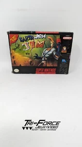 Earthworm Jim Super Nintendo SNES Authentic CIB Complete in box Free shipping - Bild 1 von 11