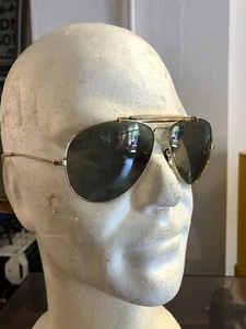 Occhiali originali Bausch & Lomb Ray-Ban Vintage Aviator lenti nuove aviatore - Foto 1 di 17