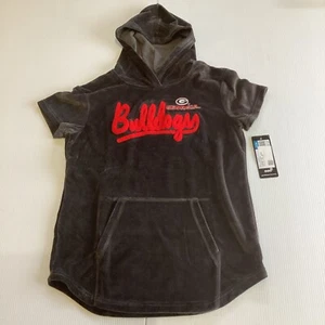 University Of Georgia Bulldogs Dark Gray Hoodie Med Child 10-12 - Picture 1 of 8