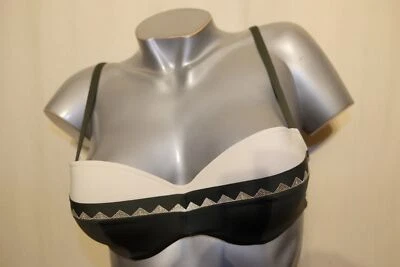 MARIE JO unterlegtes Vario Bikinitop GINA 1001319 dark olive grün/beige NEU - Bild 1 von 4