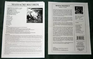 Mystic Prophecy Savage Souls Fireangel Satanic Curses album Press Releases Promo - Picture 1 of 2