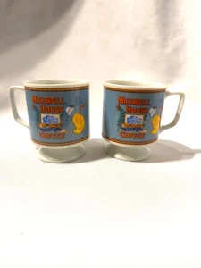 lot of 2 vintage maxwell house coffee small mini mugs cups - Picture 1 of 6