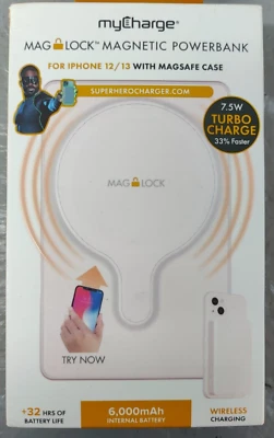 My Charge Mag 锁磁性移动电源涡轮充电-32小时-粉色 — 第 1/4 张图片