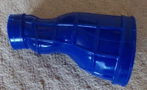 TRX 250R 86-89 AIRBOX TO CARBURETOR AIR BOOT DUCT, STOCK SIZE PJ 34 mm CARB,BLUE - Picture 1 of 5