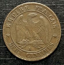 France - 1857A Two Centimes  EF - (INV2218) - Extra Fine!!