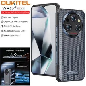 Teléfono Celular 5G OUKITEL WP35 Resistente Móvil Android 14 Impermeable Exterior 11000mAh - Imagen 1 de 21