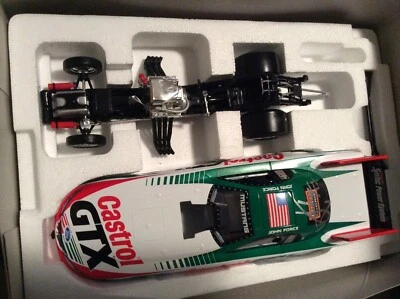 John Force Mustang 1999 acción MAC TOOLS 1/24 coche divertido firmado por Castrol  Foto 1 de 4