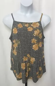 Maurices ladies size XL peplum tank top with floral print. - Picture 1 of 8