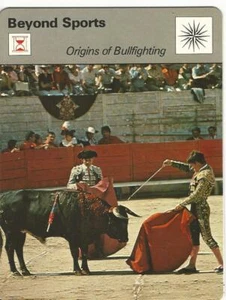 1977-79 Sportscaster Card, #83.18 Beyond Sports, Bullfighting - Picture 1 of 1