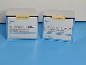 2 Gläser It Cosmetics Confidence In A Cream Feuchtigkeitsspendende Supercreme 2 Fl. oz. (b) - Bild 1 von 2