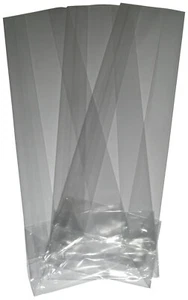 200 OPP-Blockbodenbeutel mit Siegelnaht hochtransparent unbedruckt 70+40x220mm - Bild 1 von 8
