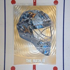 2002-03 ITG Between the Pipes Masks M-27 GOLD Nikolai Khabibulin #5/10 Lightning