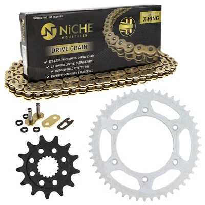 Sprocket Chain Set for Honda CRF450R CRF450RX 13/48 Tooth 520 X-Ring Front Rear - Image 1 of 4