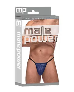MALE POSING STRAP G STRING THONG DIAMOND MESH WAIST ONE SIZE - Picture 1 of 5