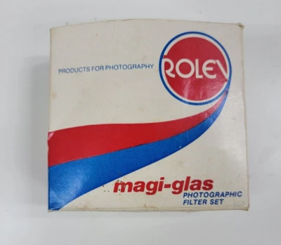 ROLEV Magi-Glas Filter Set 49mm Video Kit Clear  No.6 Original Box (4 Pieces) - Image 1 of 4