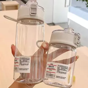 Portable Transparent Kawaii Water Bottle - Picture 1 of 9