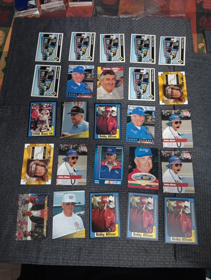Bobby Allison LOT of 25  Cards Nascar HOF Alabama Gang Racing Legend B R.I.P - Image 1 of 4