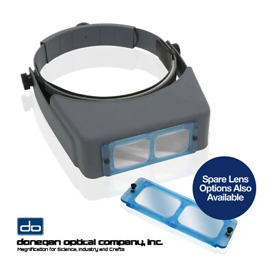 Original und beste USA Donegan Optivisor Stirnband Lupe  - Bild 1 von 4