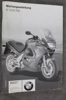 BMW K 1200 RS Wartungsanleitung - Aug. 2002 - Serviceheft - Bild 1 von 4