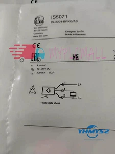 NEW IFM IS5071 IS-3004-BPKG/AS (1pcs) #WD9 - Bild 1 von 4