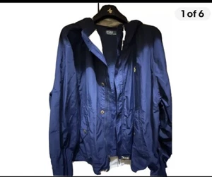 Ralph Lauren Navy Hooded Jacket 3XB - Picture 1 of 4