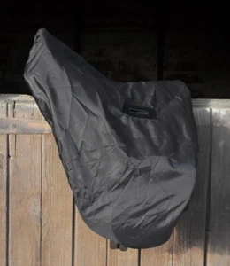 Rhinegold Equestrian Waterproof Saddle Cover Black - Picture 1 of 1