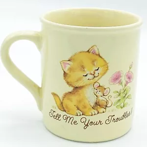 Taza de amistad Hallmark Cat & Mouse World's Best Oistener - Imagen 1 de 6
