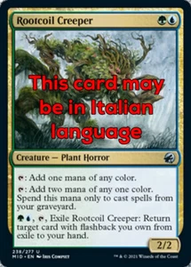 MTG 4x ROOTCOIL CREEPER EXC - RAMPICANTE DI VITERADICE - MID - MAGIC - Picture 1 of 1