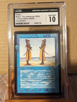 1993 MTG Magic Limited Edition Beta Clone Uncommon CGC 10 Gem Mint - Image 1 of 2