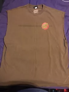 Santa Cruz Sleeveless Shirt Size 2XL - Picture 1 of 8