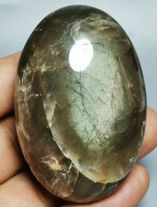 105g Rock NATURAL black moonstones CRYSTAL HEALING - Picture 1 of 9